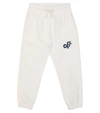 OFF-WHITE LOGO棉质运动裤,P00598255