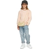 ACNE STUDIOS KIDS PINK PATCH SWEATSHIRT