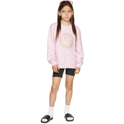 Versace Kids Pink Medusa Sweatshirt