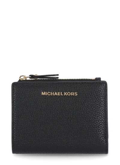 Michael Michael Kors Jet Set Wallet In Black