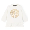 VERSACE BABY WHITE MEDUSA DRESS