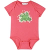 COLLINA STRADA SSENSE EXCLUSIVE BABY PINK PUPPY SMOOSH PRINTED BODYSUIT