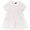 VERSACE BABY PINK PATCHWORK DRESS BODYSUIT