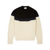 Alexander Mcqueen Cable Knit Wool And Cashmere Sweater In Ivory
