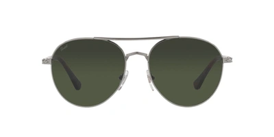 Persol Po2477s 513/31 Pilot Sunglasses In Green