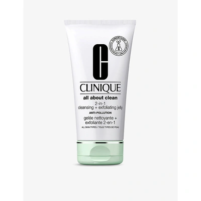 CLINIQUE ALL ABOUT CLEAN 2-IN-1 CLEANSING + EXFOLIATING JELLY 150ML,45532684
