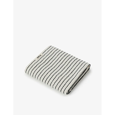 Tekla Green Logo-embossed Organic-cotton Bath Towel 50cm X 140cm