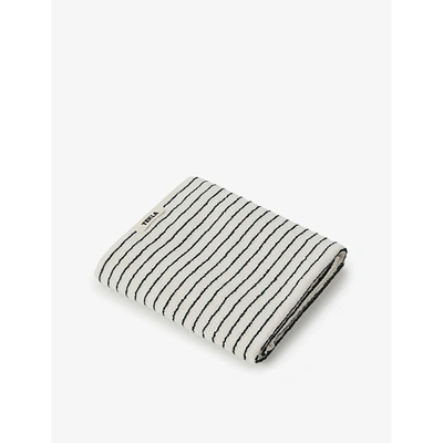 Tekla Green Logo-embossed Organic-cotton Hand Towel 80cm X 50cm