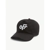 OFF-WHITE BOYS BLACK KIDS LOGO-EMBROIDERED COTTON CAP 6-10 YEARS 6-8 YEARS,R03796350