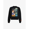 Heron Preston Black Split Herons Print Sweatshirt