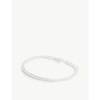 Hatton Labs Cuban Small Sterling-silver Bracelet In Silver