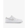 JORDAN AIR JORDAN 1 LOW LEATHER LOW-TOP TRAINERS,R03737504