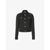 Bottega Veneta Stretch Double Wool Cavalry Jacket In Black