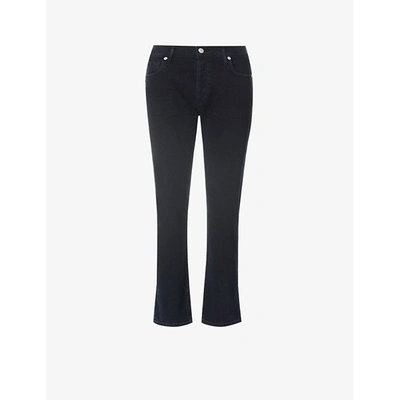 Citizens Of Humanity Emerson Slim-leg Relaxed-fit Low-rise Stretch-organic Cotton Jeans In Blue