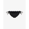 Marysia Womens Black Mott Mid-rise Bikini Bottoms S In Black