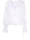 ETRO RUFFLE-TRIM BLOUSE