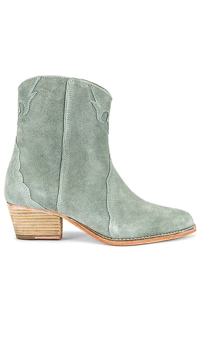 Free People New Frontier Western Boot In Baby Blue