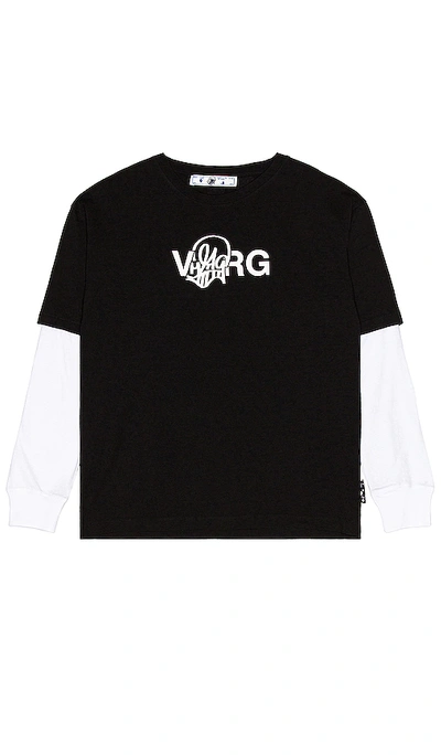 Off-white Two-tone Cotton T-shirt  Nd Off White Uomo S In Black White