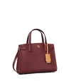 Tory Burch Walker Small Satchel In Claret