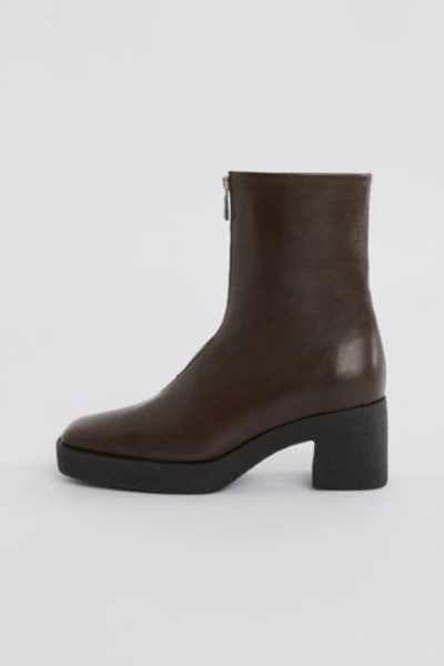 Filippa K Eileen Platform Boot In Dark Oak