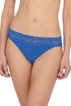 Natori Intimates Bliss Perfection One-size V-kini Panty In Imperial Blue