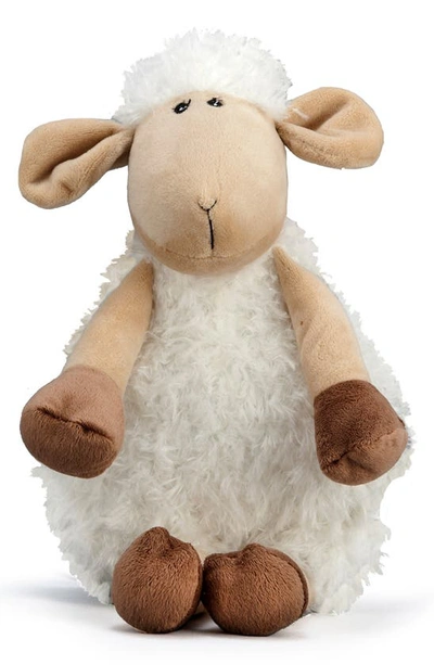 Nandog Pet Gear Sheep Plush Dog Toy In White