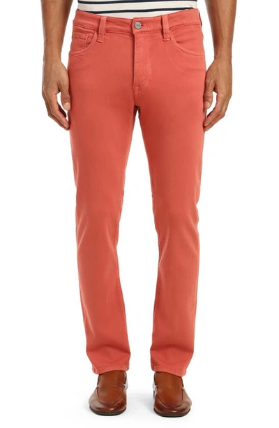 34 Heritage Courage Straight Leg Five Pocket Pants In Marsala Comfort