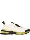 Givenchy Giv 1 Mixed Leather Transparent-sole Runner Sneakers In Nude