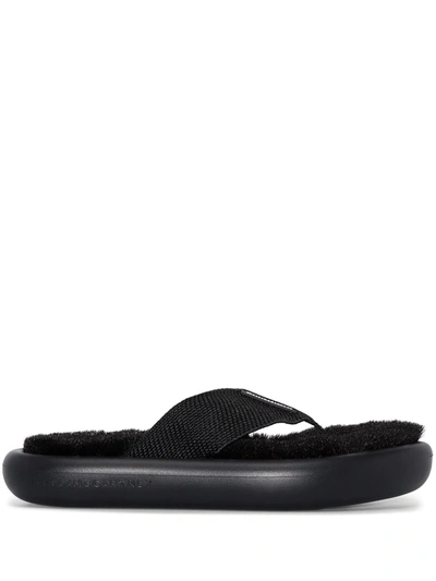 Stella Mccartney Air Slide Sandals In Schwarz