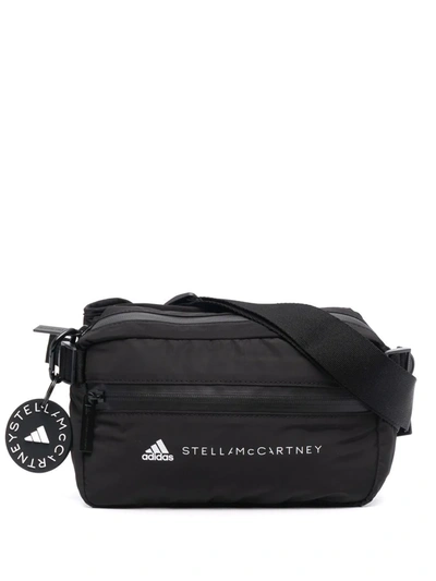 Adidas By Stella Mccartney Logo-print Belt Bag In Schwarz