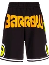 BARROW 图案印花运动短裤