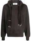 Ambush Embroidered Logo Multicord Cotton Hoodie In Braun