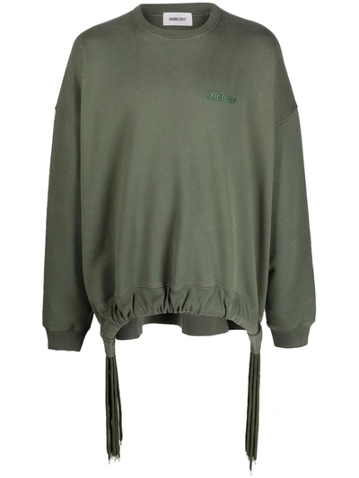 Ambush Green Multicord Crewneck Sweatshirt