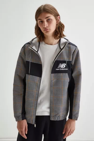 New Balance Men's Nb Athletics Higher Learning Windbreaker Aop In Grey