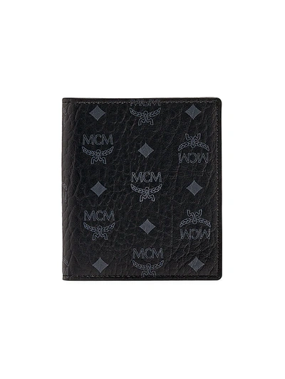Mcm Mini Visetos Original Card Case In Black