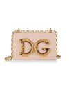 Dolce & Gabbana D & G Girls Leather Shoulder Bag In Cipria