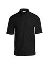 ALEXANDER MCQUEEN MEN'S CLASSIC COTTON SHORT-SLEEVE SPORT SHIRT,400014017609