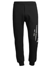Alexander Mcqueen Black Mcqueen Graffiti Jogging Pants In Black Multi