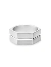 TANE MEXICO MEN'S BOLT STERLING SILVER RING,400014638015