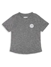 Miles And Milan Baby's & Little Kid's Signature Patch T-shirt In Heather Grey