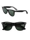 Ray Ban Rb2140 50mm Classic Wayfarer Sunglasses In Black