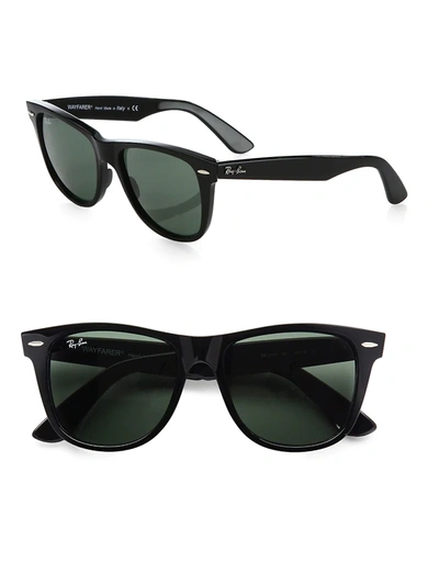 Ray Ban Rb2140 50mm Classic Wayfarer Sunglasses In Black