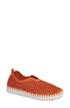 Ilse Jacobsen Tulip 139 Perforated Slip-on Sneaker In Camelia Fabric