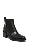 Franco Sarto Dalden Womens Leather Square Toe Ankle Boots In Black