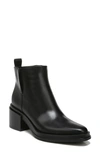 Franco Sarto Dalden Womens Leather Square Toe Ankle Boots In English Green Leather