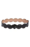 Alaïa Vienne Corset Leather Belt In Black