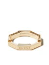 GUCCI 18KT YELLOW GOLD LINK TO LOVE RING