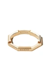 GUCCI 18KT YELLOW GOLD LINK TO LOVE RING