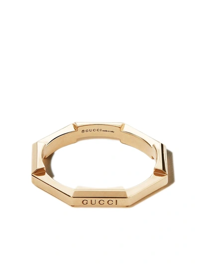 Gucci 18kt金“link To Love”戒指 In Gold