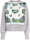 Philosophy Di Lorenzo Serafini Illustration-print Cotton Sweatshirt In Grau